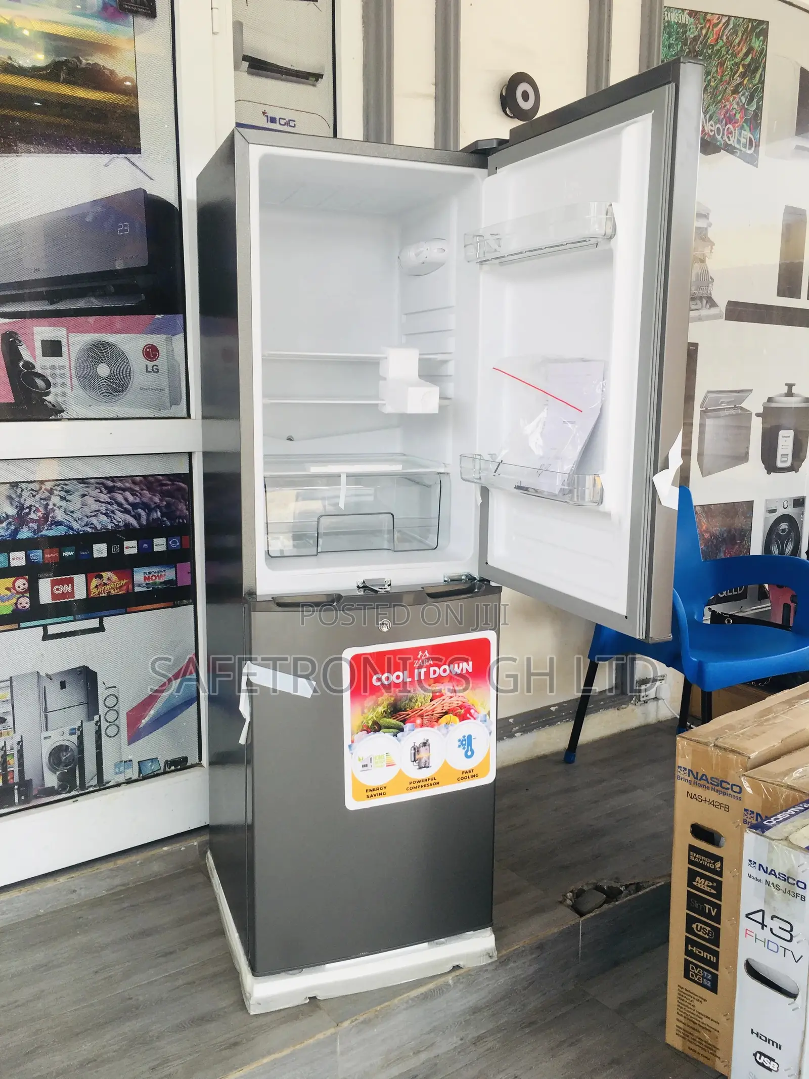 Essential Zara-240bf Doubledoor Fridge Bottomfreezer