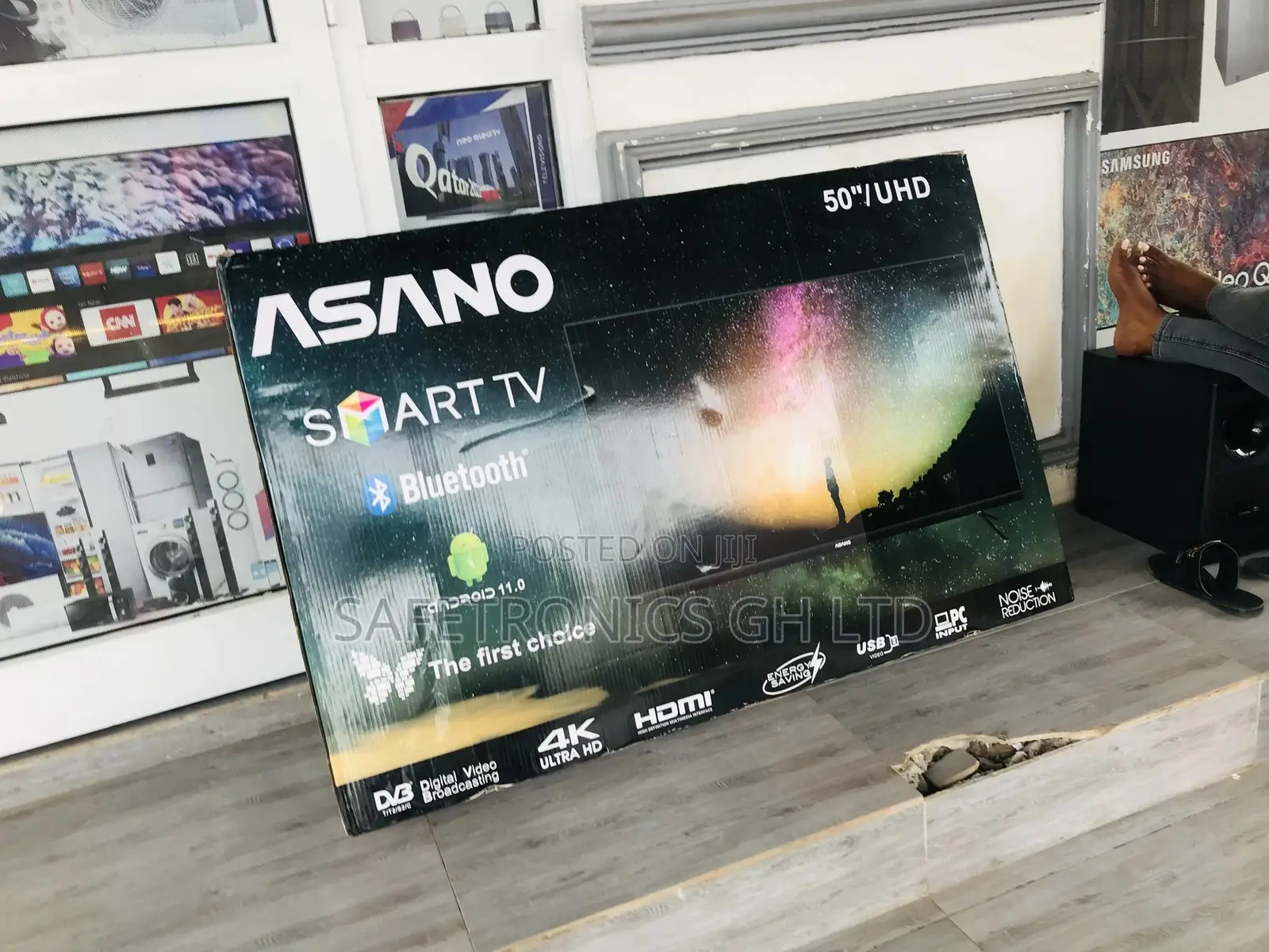 50 Inches LED Smart UHD Asano Glossy Bluetooth Tv