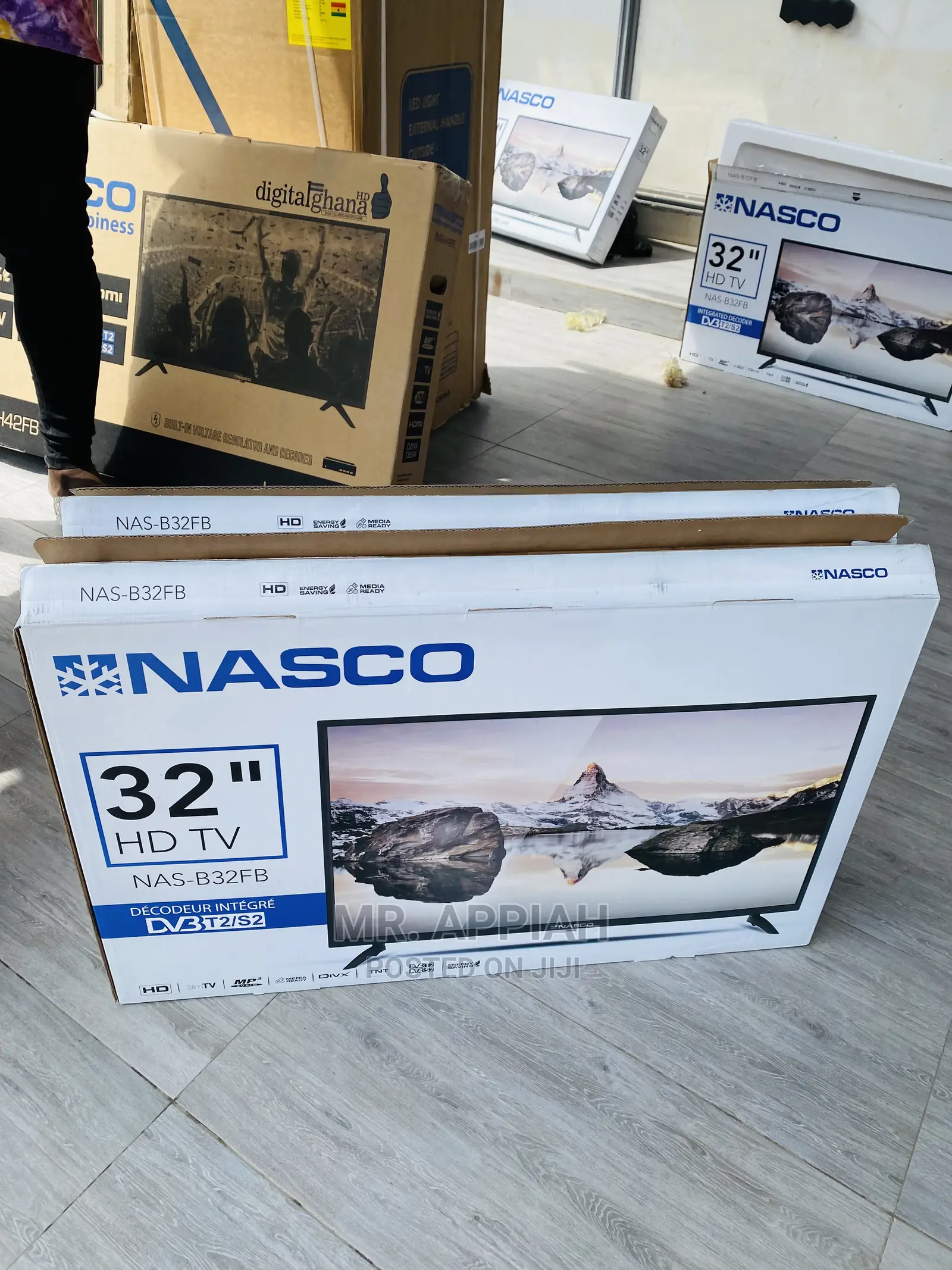 Call or Text Us for Nasco 32” Digital Satelite HD LED Tv
