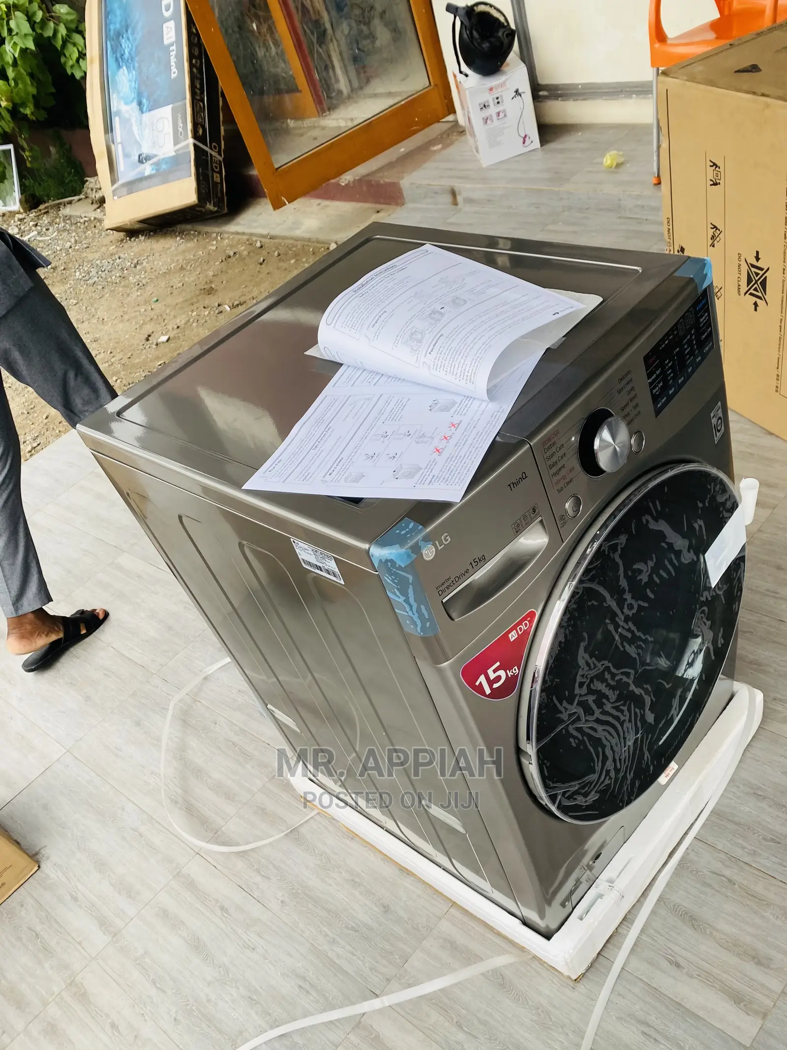 LG 15kg Washingmachine WorksFaster Saves Energy F0L9DGP2S