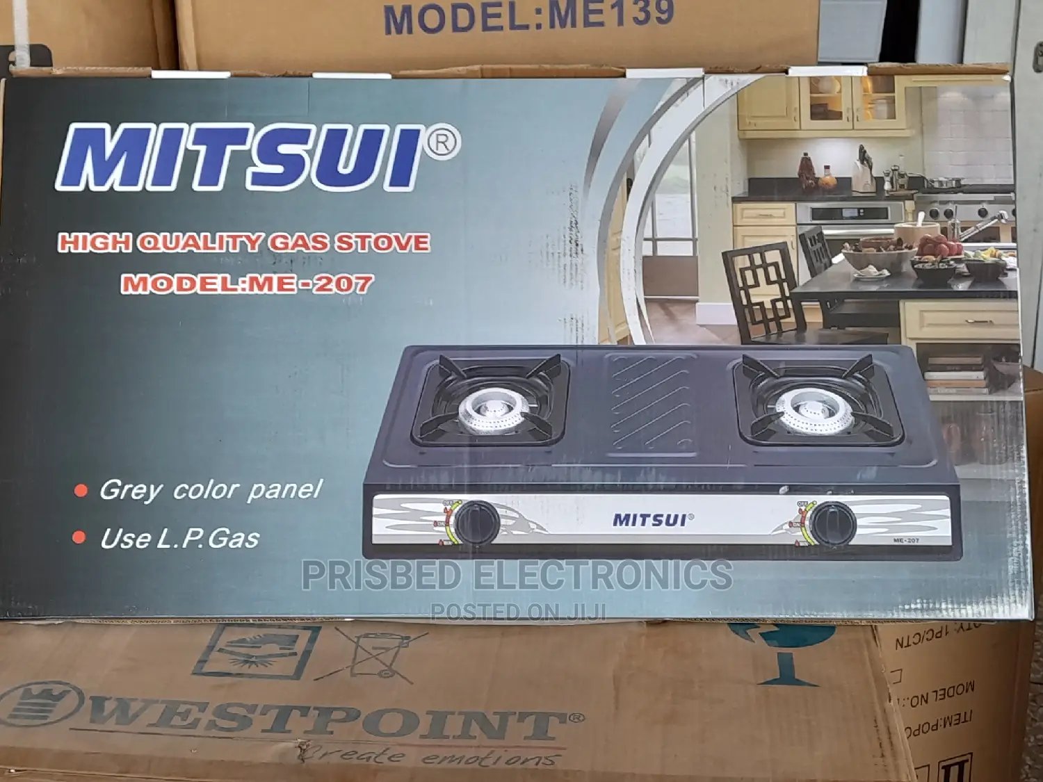 {}Mitsui 2burner Automatic Gas Stove