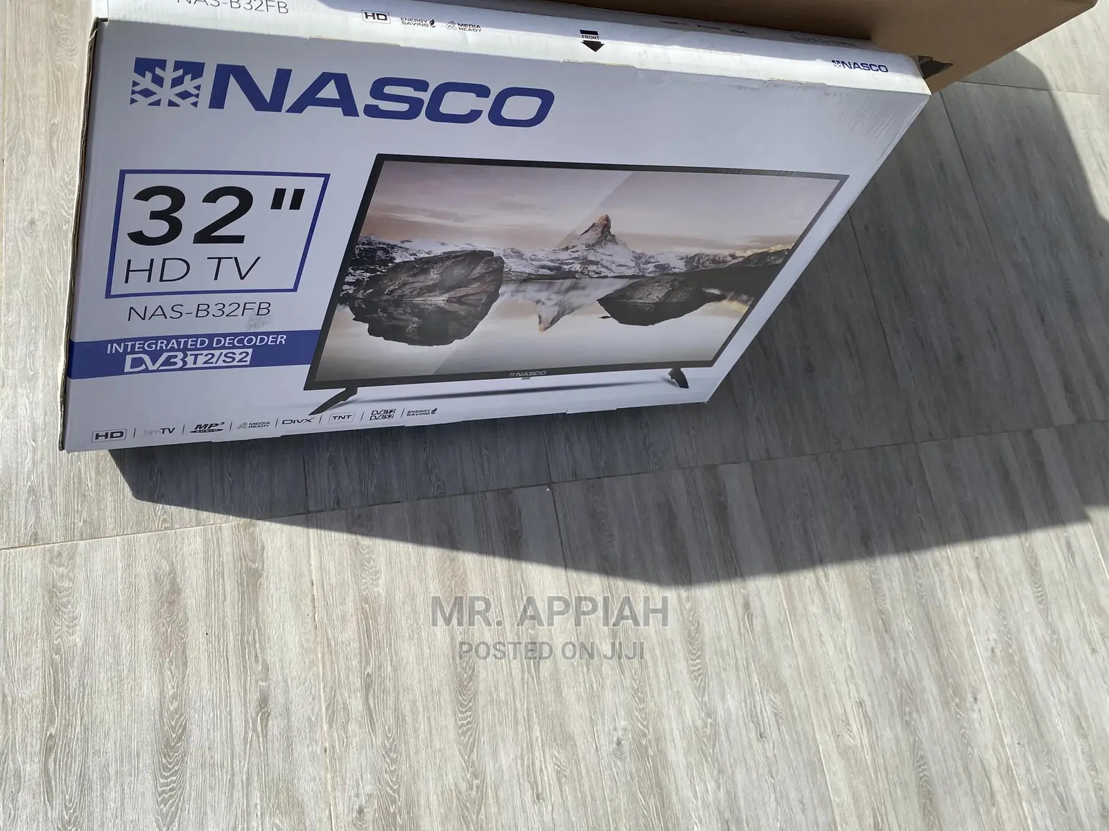 Original(Black)☑☑Nasco 32” Digital Satelite Full HD LED Tv.