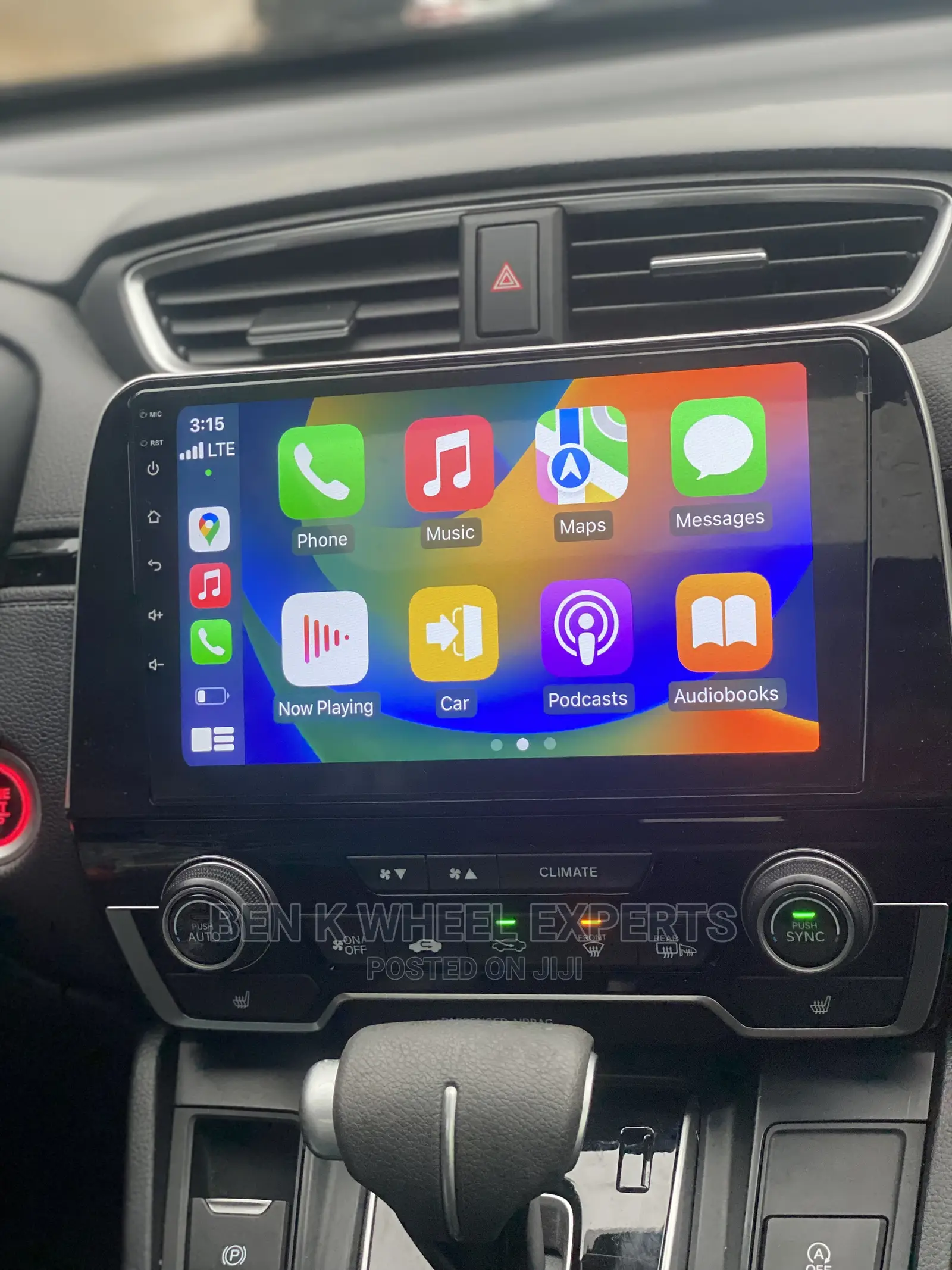 Honda CRV Carplay Android Screen Tape