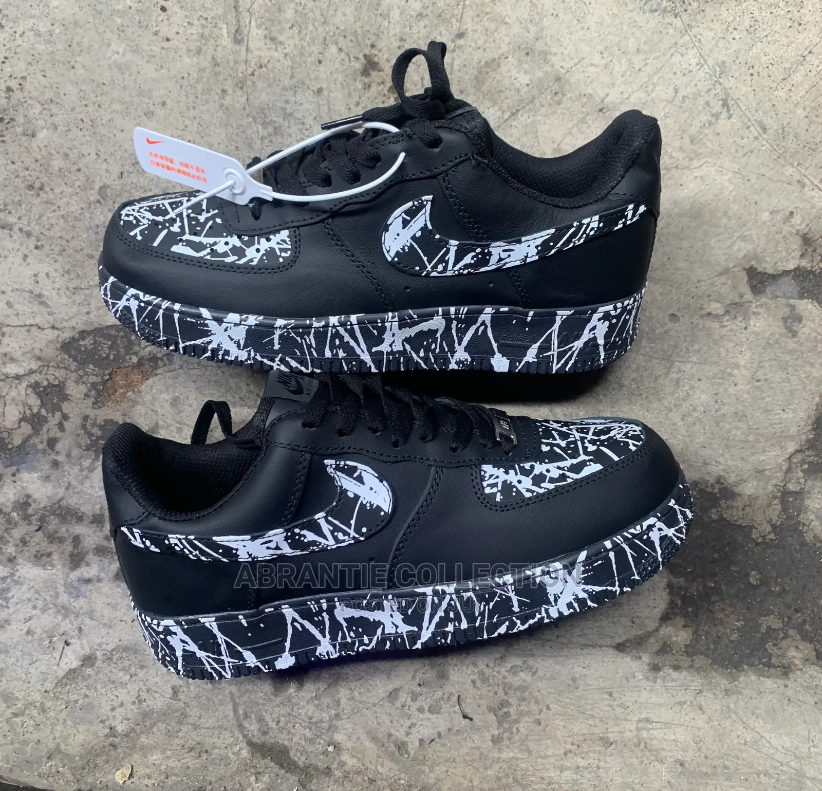 Nike Air Force 1 Black Splatter