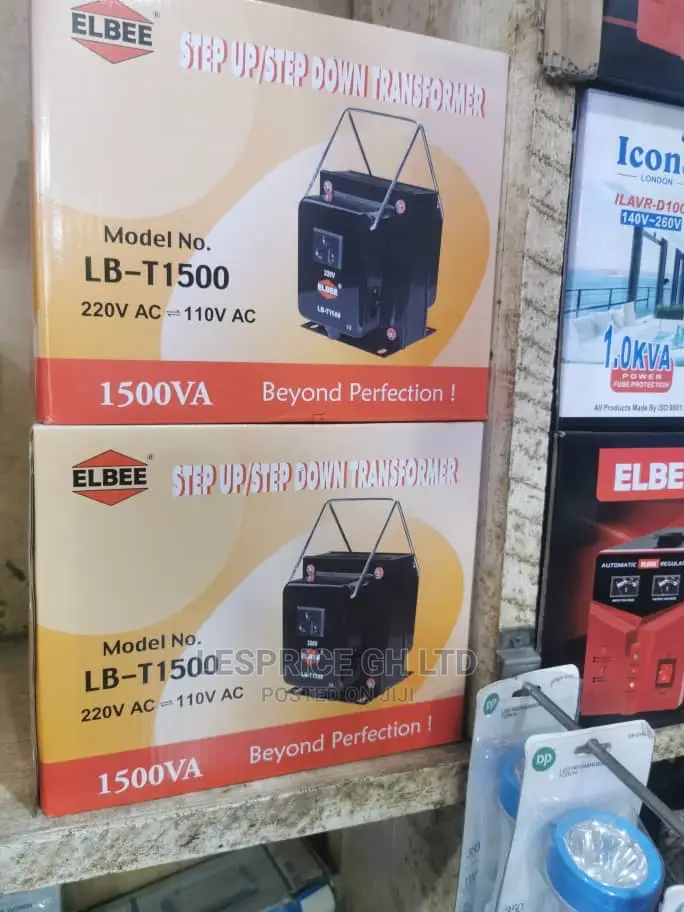 Elbee Step Down/Up 1500VA Transformer Unique
