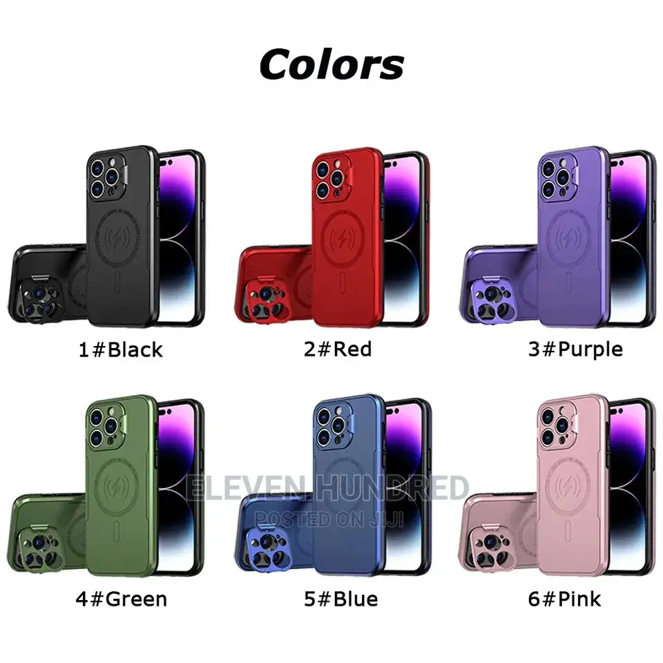 iPhone 15pm/14pm13/12/11 Armor /Charging and Camera Case