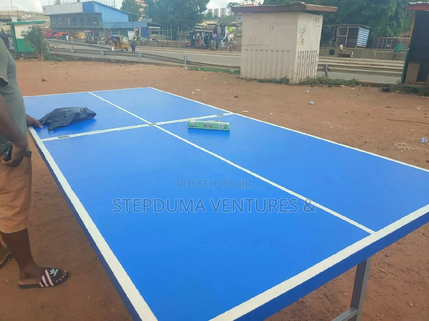 Table Tennis Board With Metal Stands