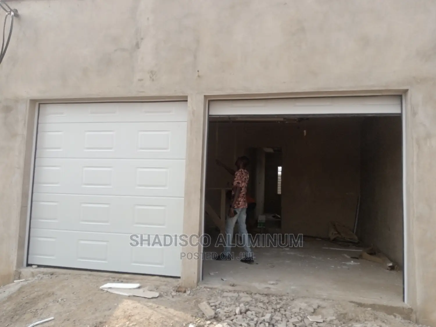 Garage Door With Remote Control 9ft X 8ft