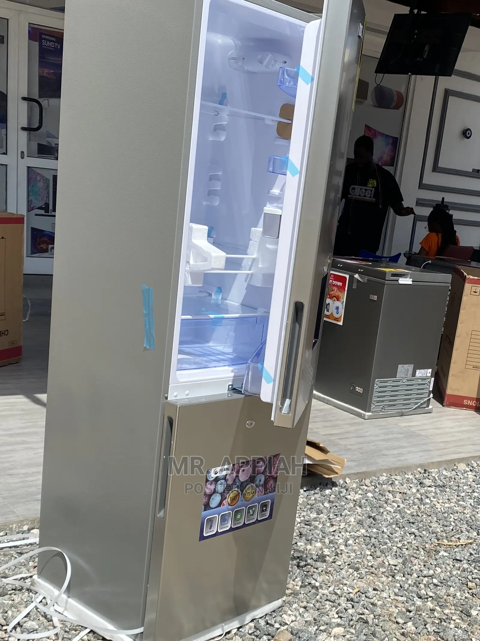 Energy And Cost Saving Pearl 👍258L 2 Door Fridge(Pf-375ix)