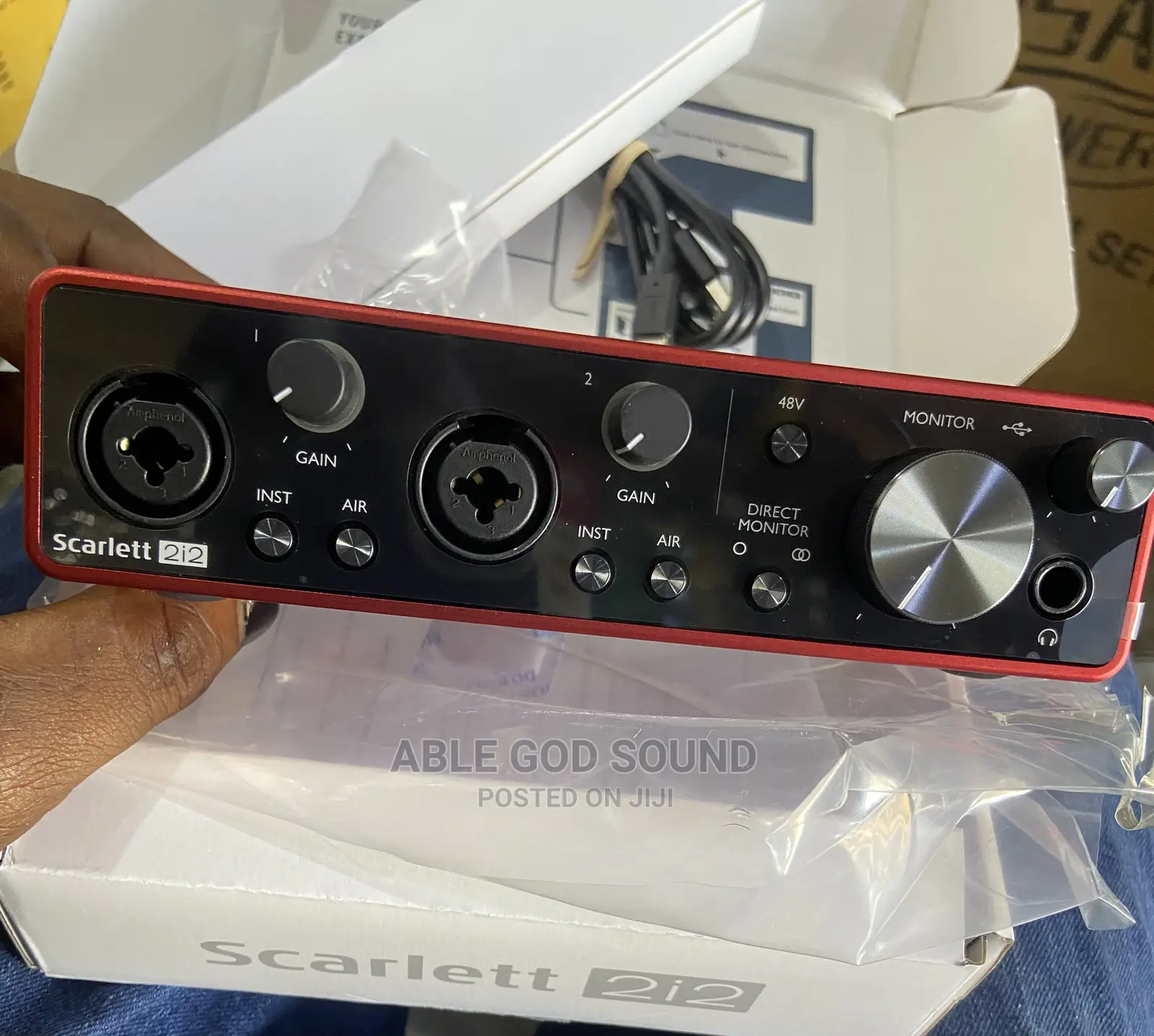 Scarlett 2i2 Focusrite (3rdgen) USB Audio Interface