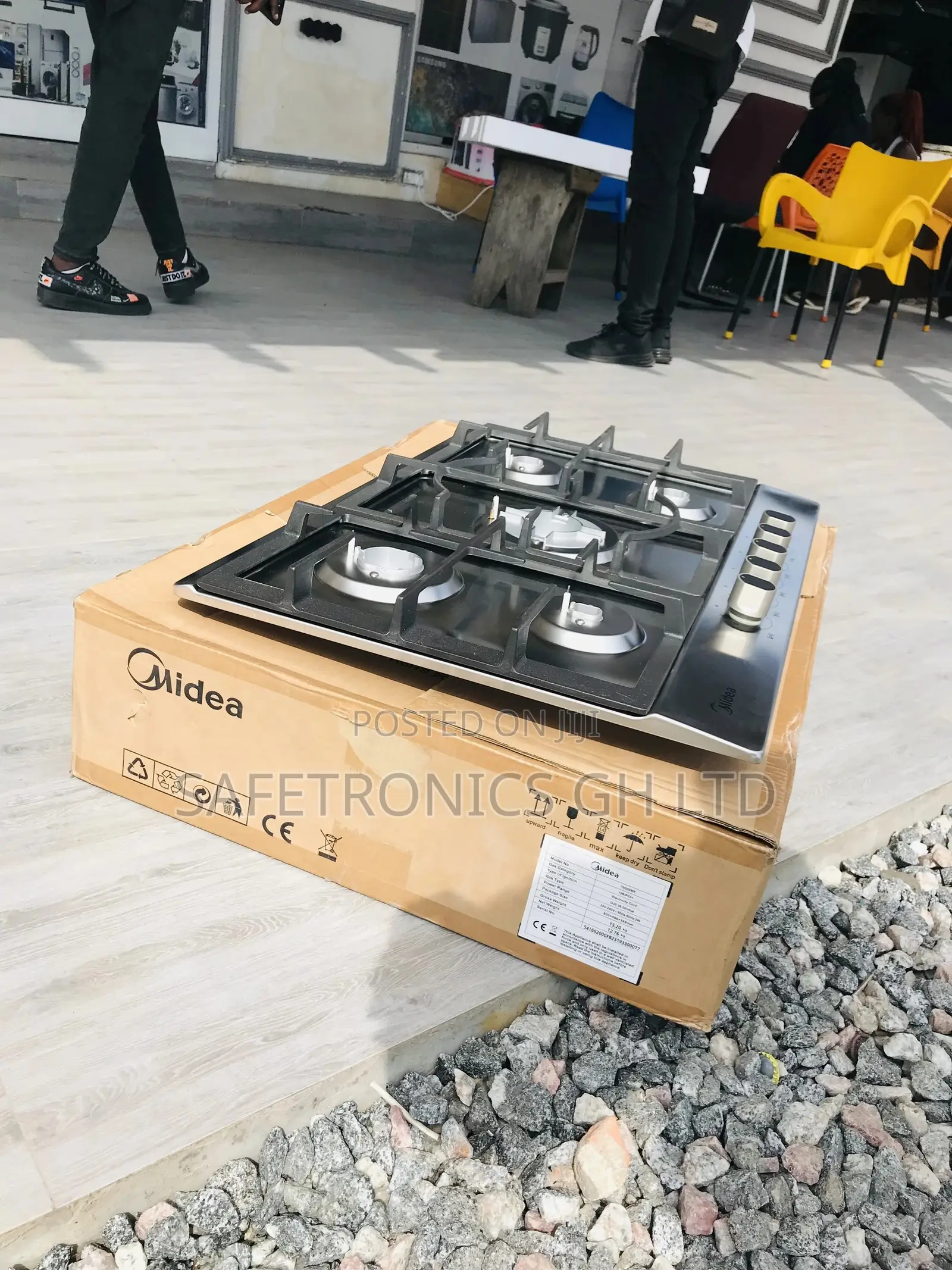 Neatly Sealed 5 Gas Hobs Burner Cooker Midea