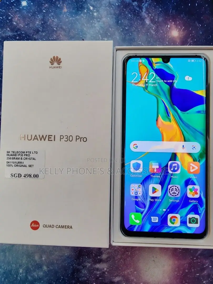 New Huawei P30 Pro 128 GB Black
