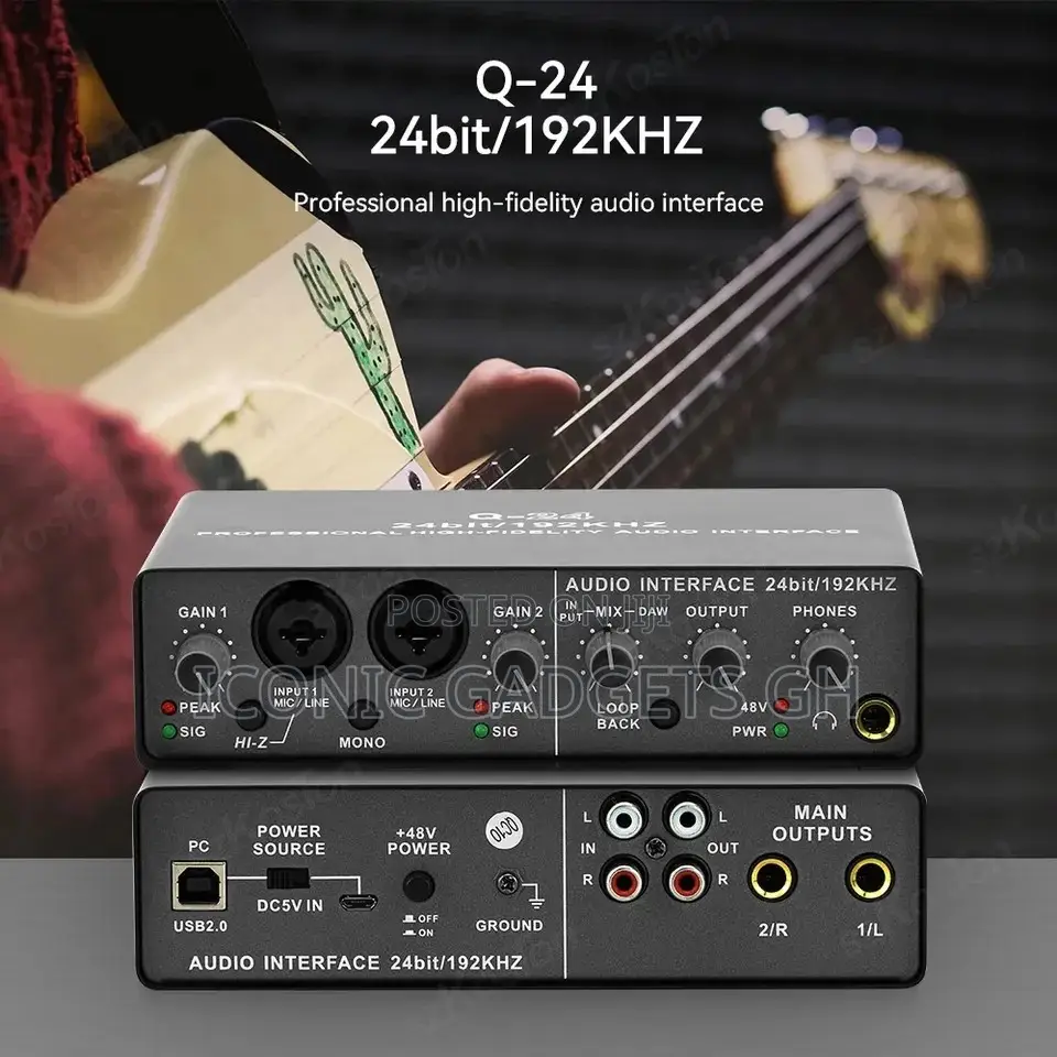 Q-22 Portable Audio Sound Card Interface