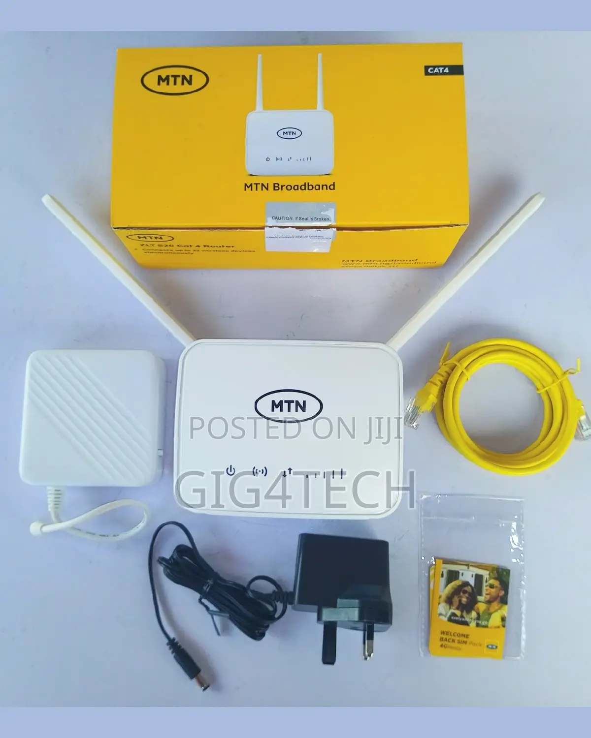 MTN Broadband 4g Router ZLT S20 With Powerbank
