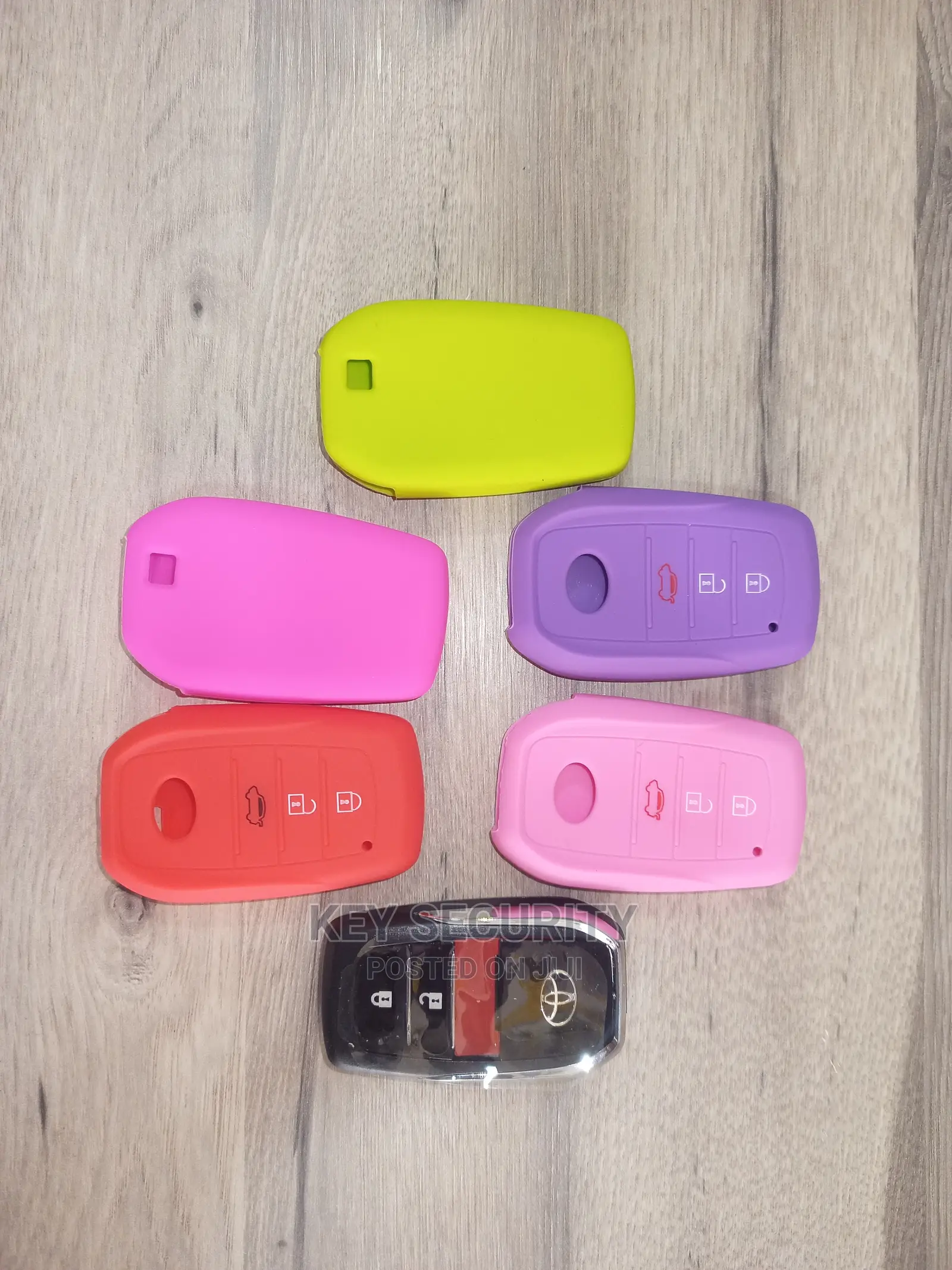 Silicone Case Compatible for Toyota Fortuner Smart Key