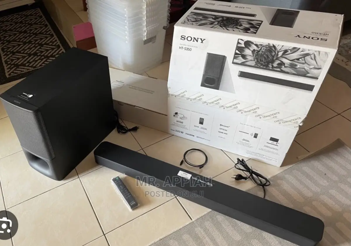 High Efficient Sony 2.1ch Wireless Soundbar System(Black)