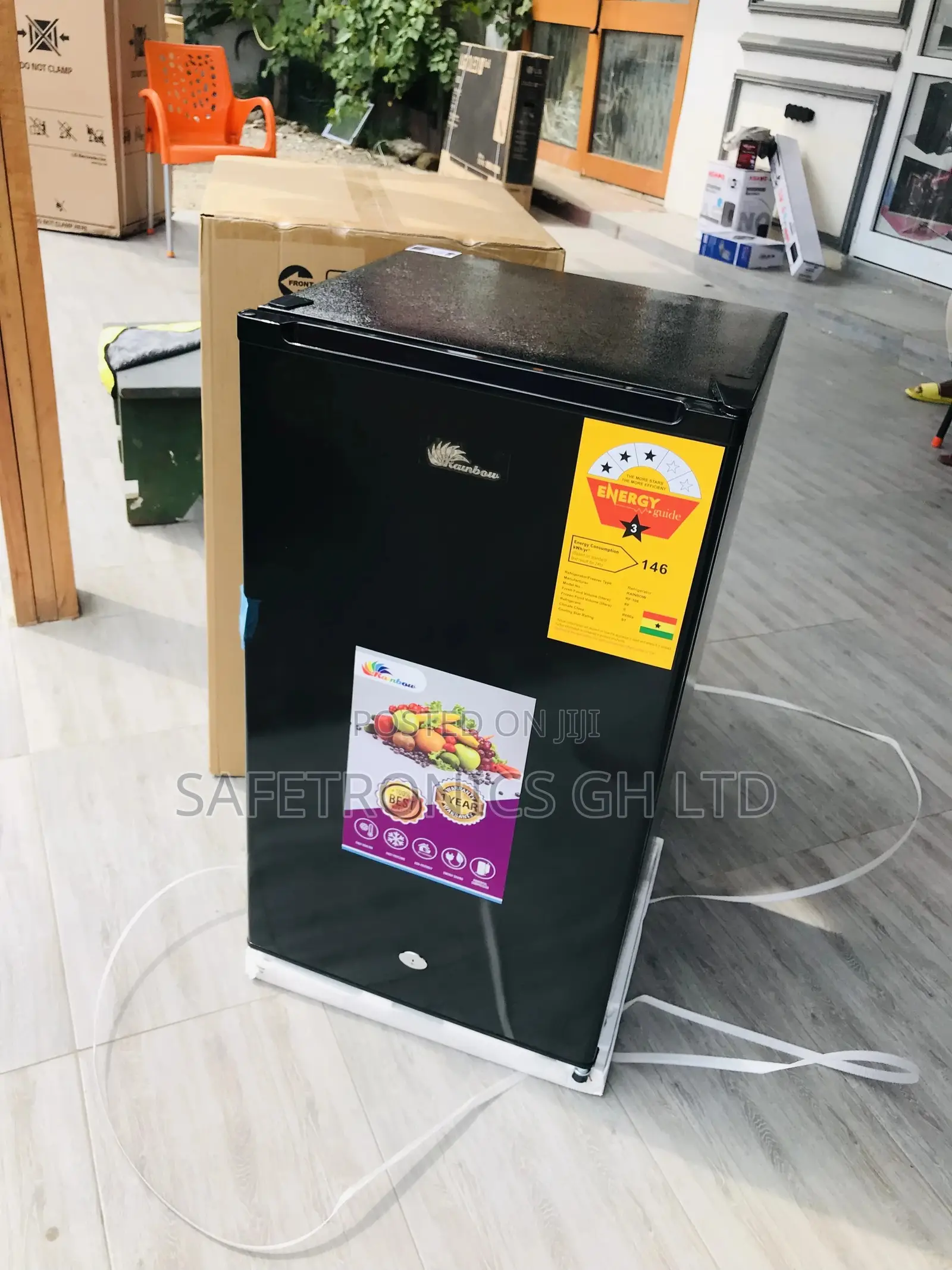 New Rainbow  Topfreezer Tabletop Fridge 82 Liters