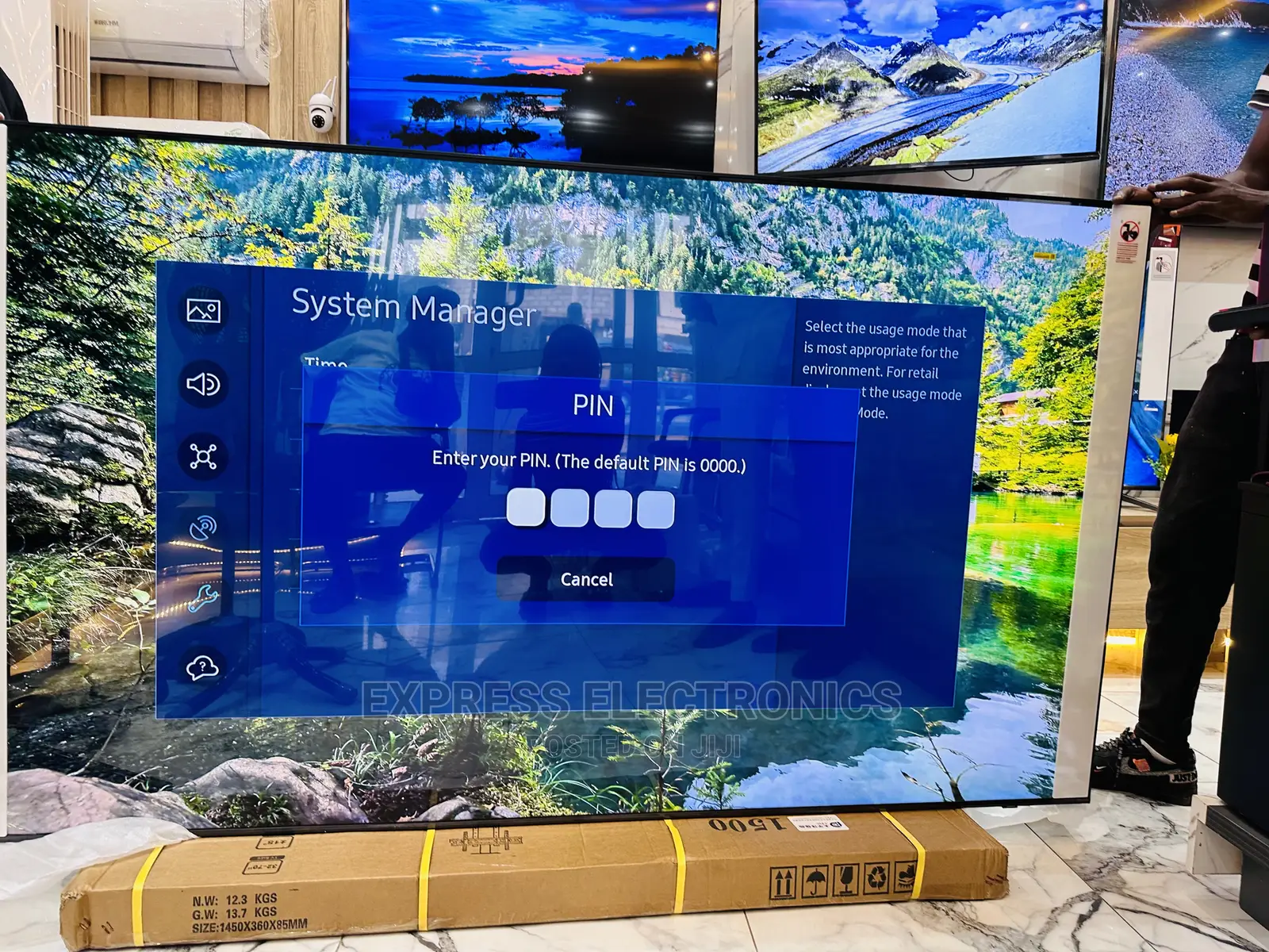Samsung UHD LED Display Smart 85”Bu8000 Tv 