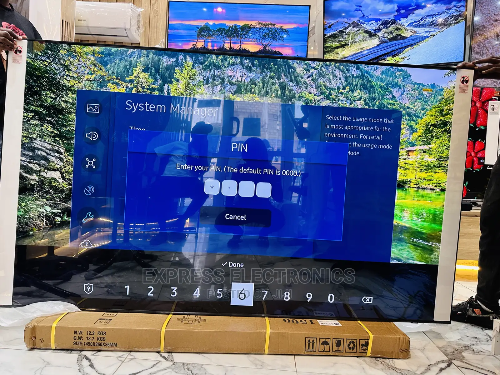 Available Now at Our Shop 85”Bu8000 UHD Samsung Smart