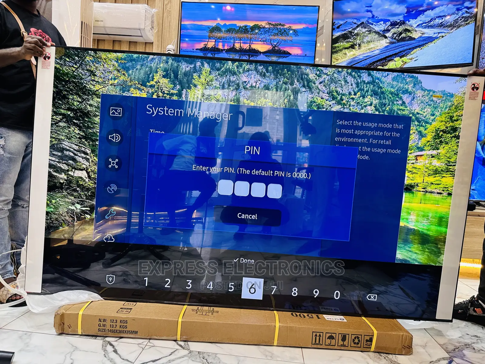 Available Now at Our Shop 85”Bu8000 UHD Samsung Smart