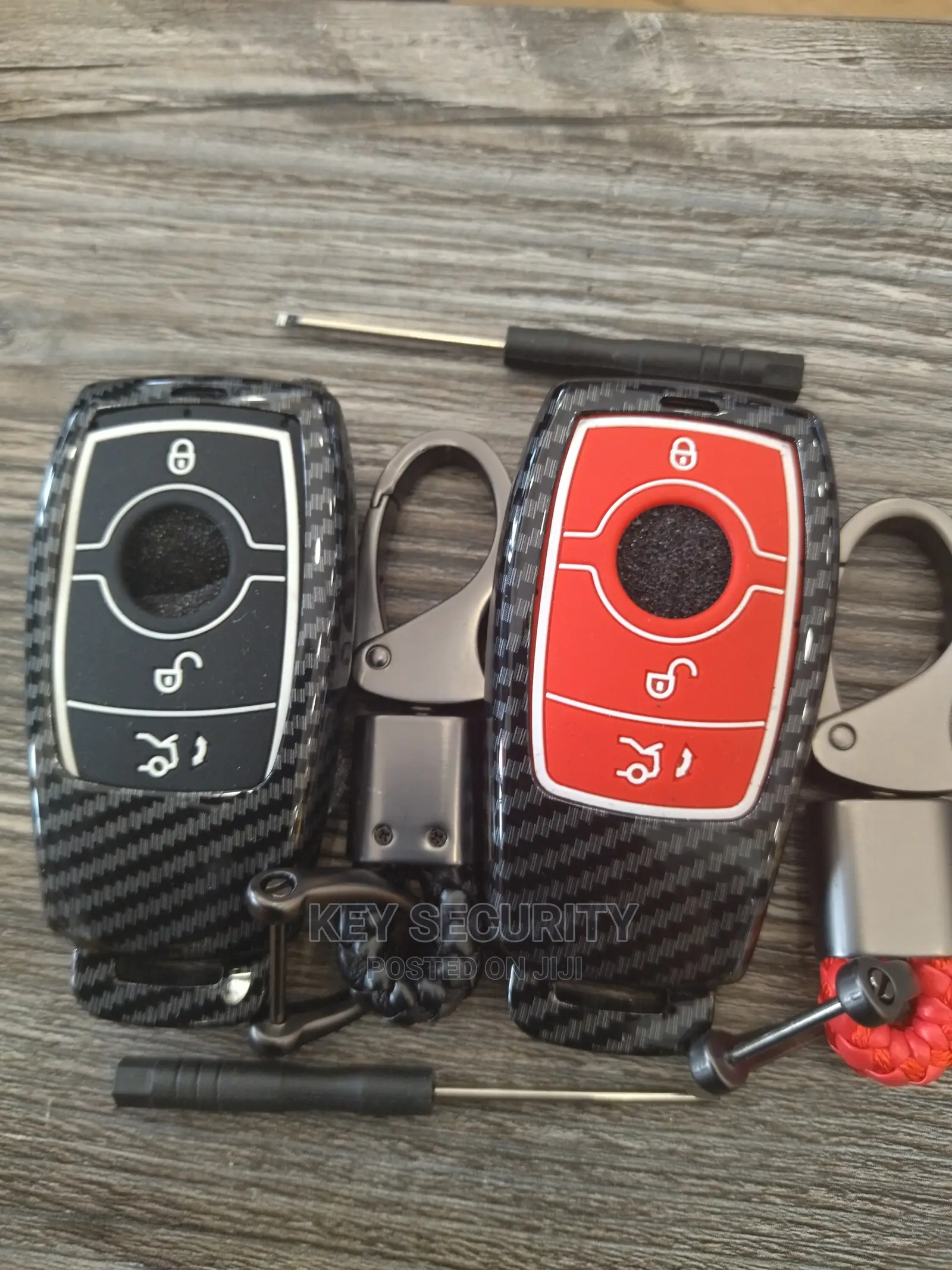 Carbon Case for Mercedes Benz E Class Smart Key