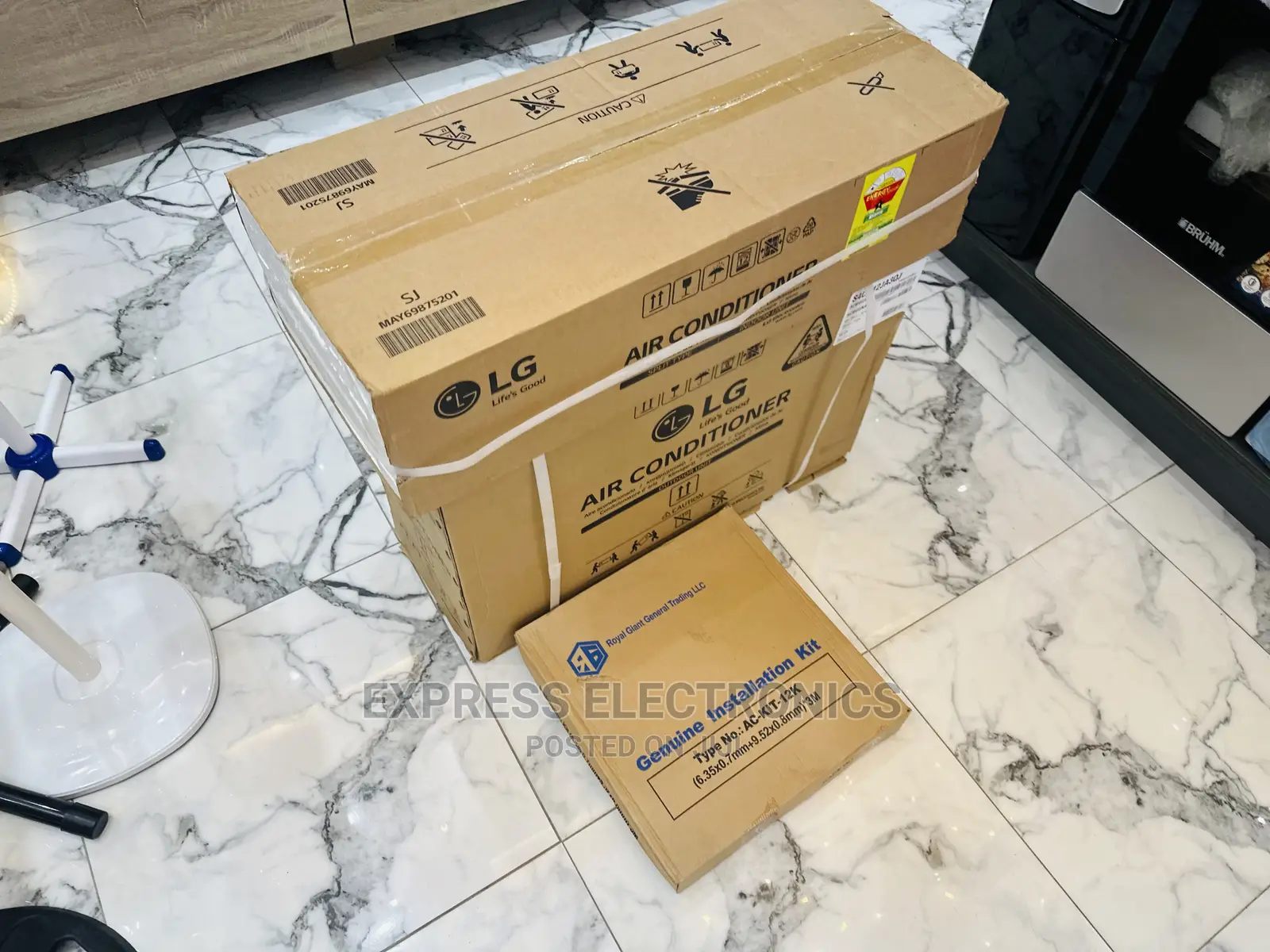 Fast Cooling Condenser Unit Split Dual Inverter LG 1.5hp
