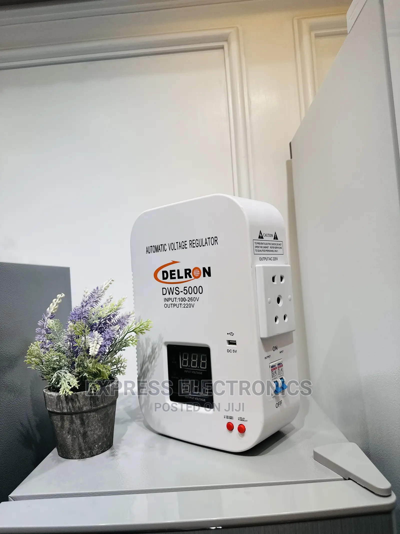 New Arrivals Delron Wall Mounted DWS-5000 Automatic Voltage