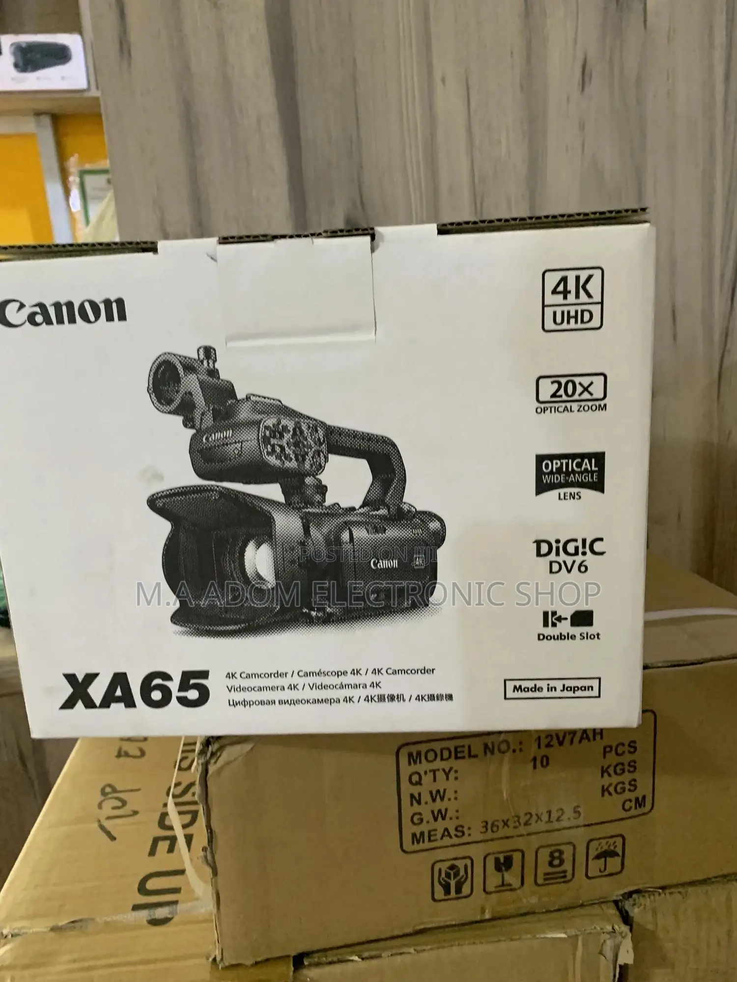 Sdi/Hdmi CANON Xa65 Uhd Handheld Camera