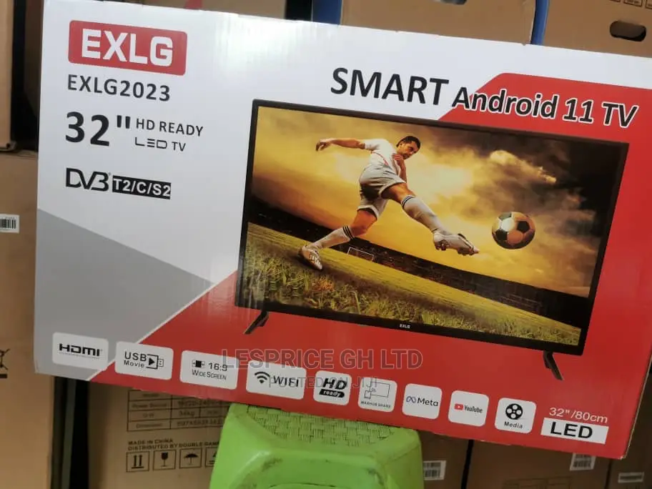 EXLG 32” HD Smart Android TV