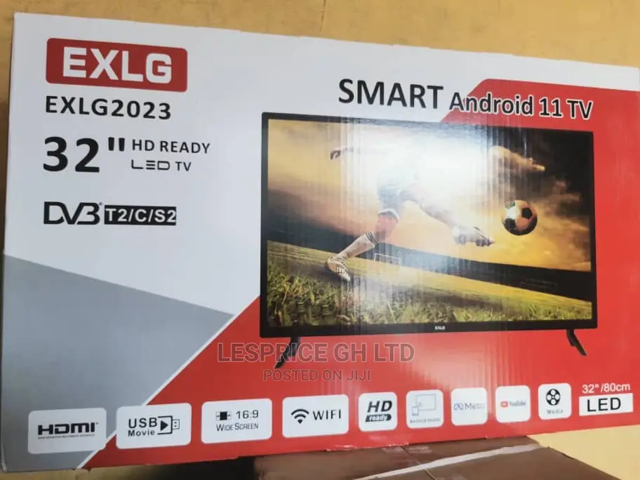 EXLG 32” Android Smart HD Wi-Fi TV