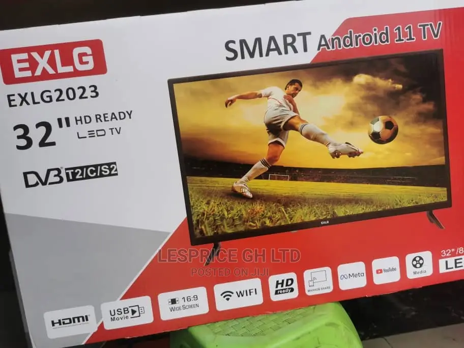 EXLG 32” Android Wi-Fi Digital Smart TV