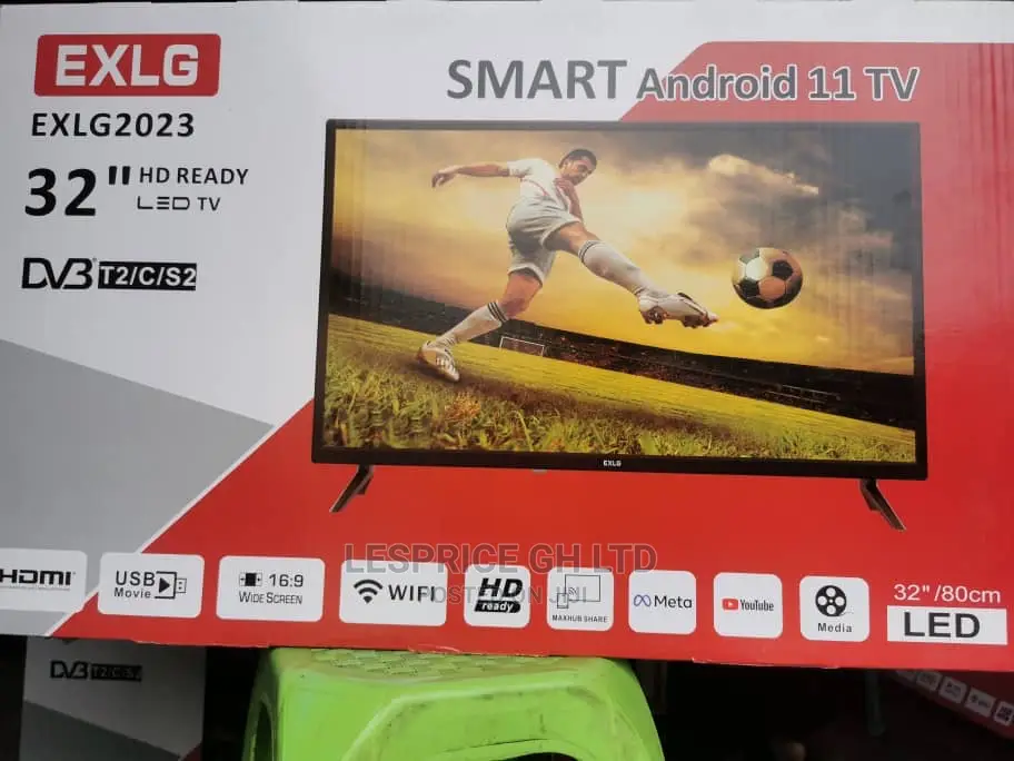 EXLG 32” Android Wi-Fi Google Ok TV