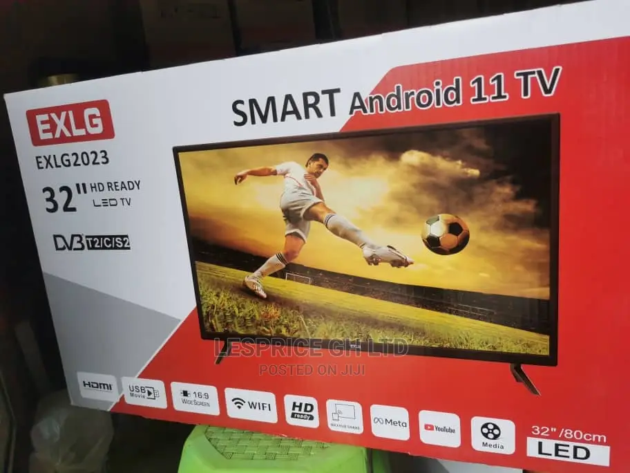 EXLG 32” Android Wi-Fi Smart HD Plus TV
