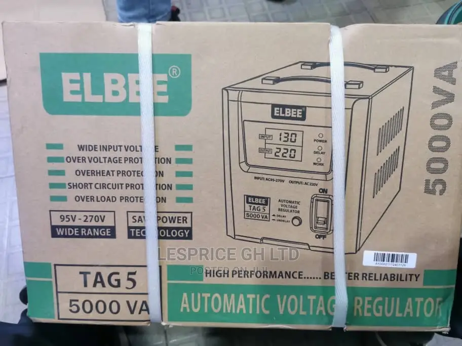 Elbee 5000va Instant Power Stabilizer