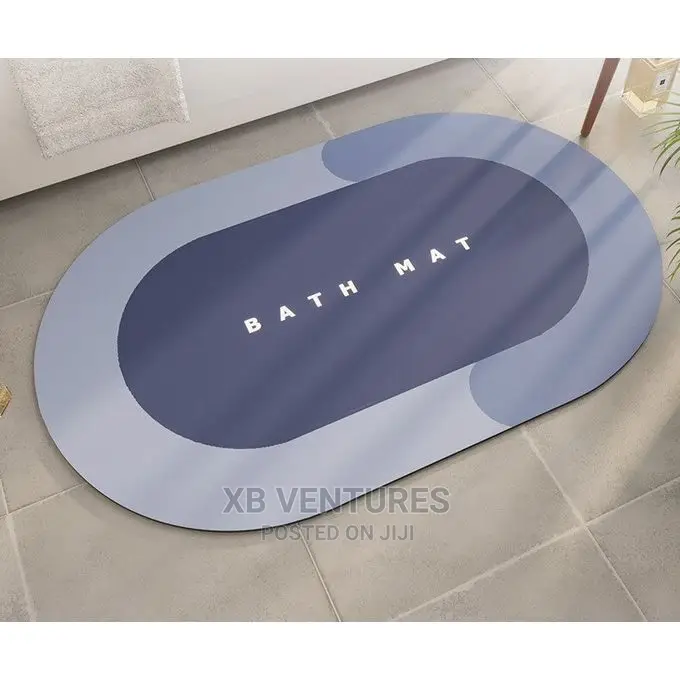 2-in-1 Bathroom Floor Mat Diatomite Absorbent Mat