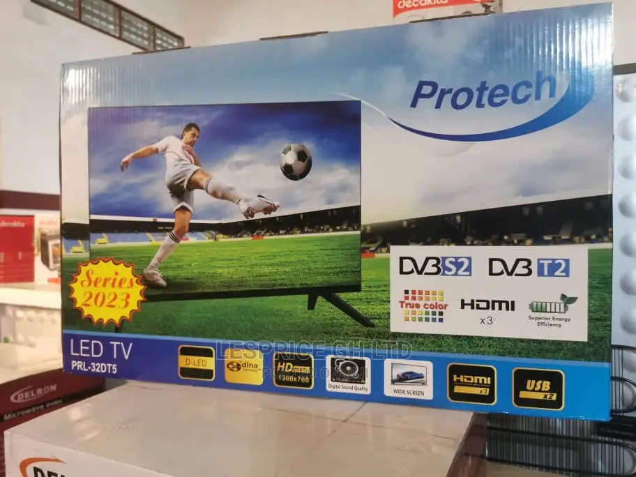 Protech 32” HD 720p TV~ Screen Clear