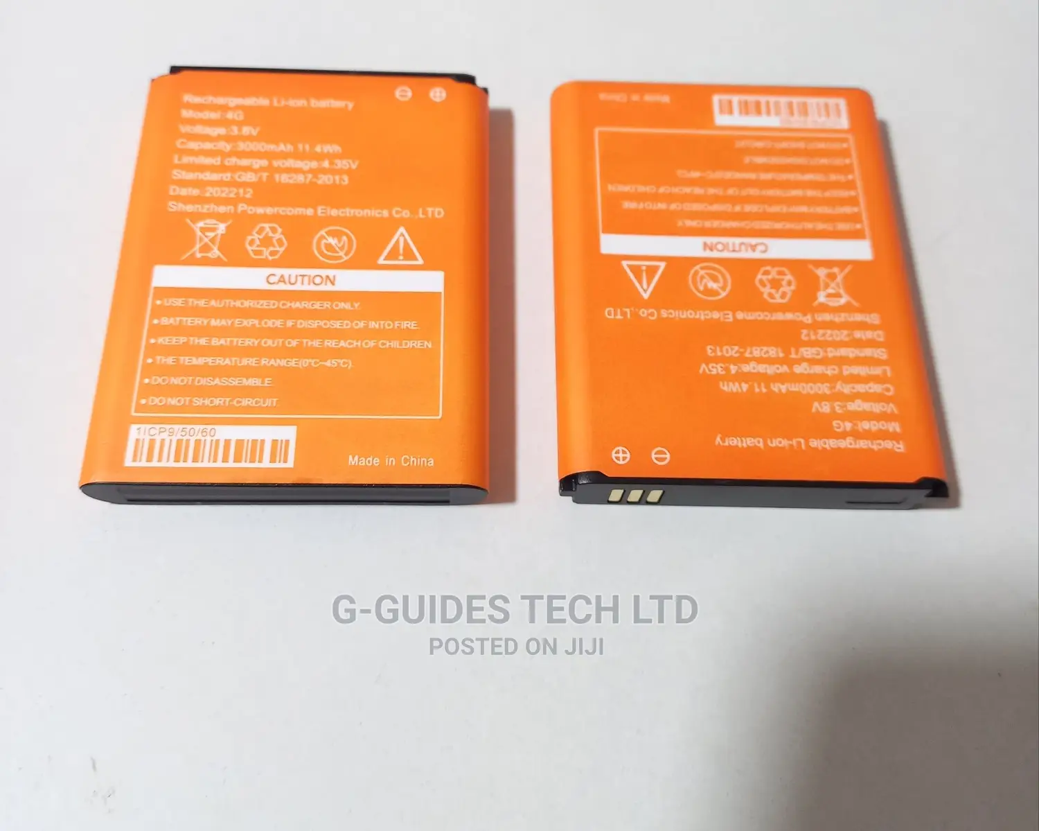 Li-Ion 3.8V 3000mah 4G Mifi Rechargeable Battery