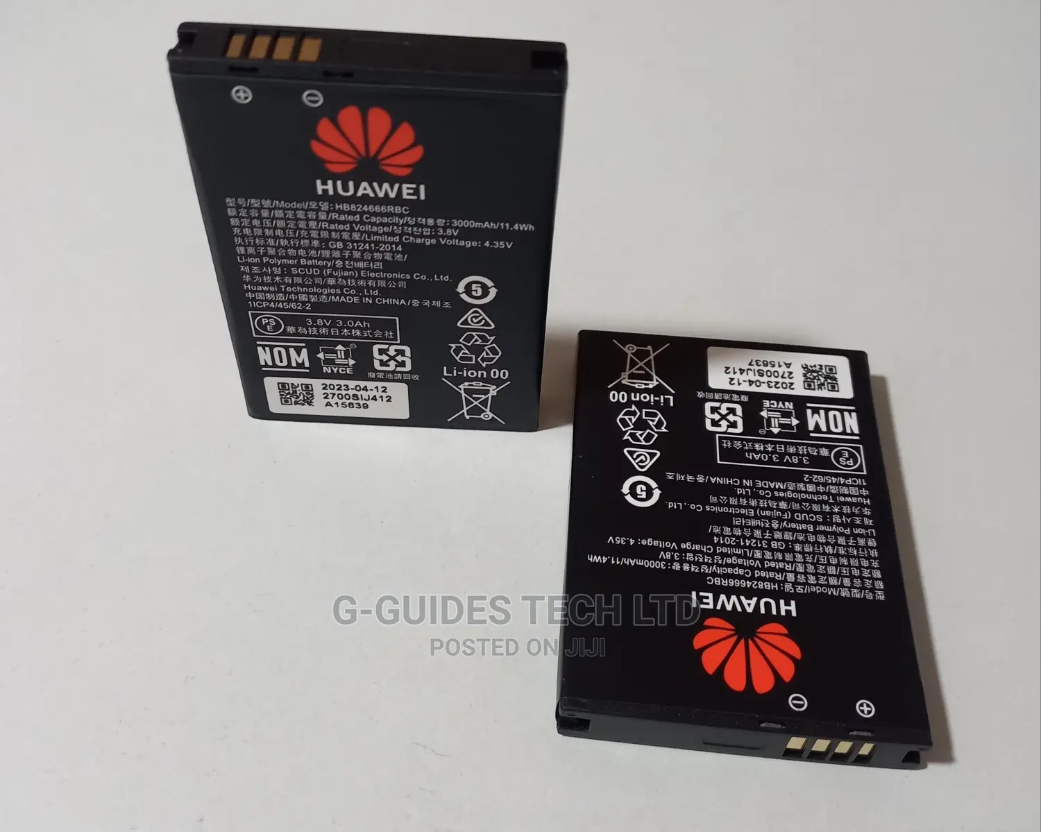 Huawei 3.8V 3000mah Rechargeable Battery, 4G MIFI Battery