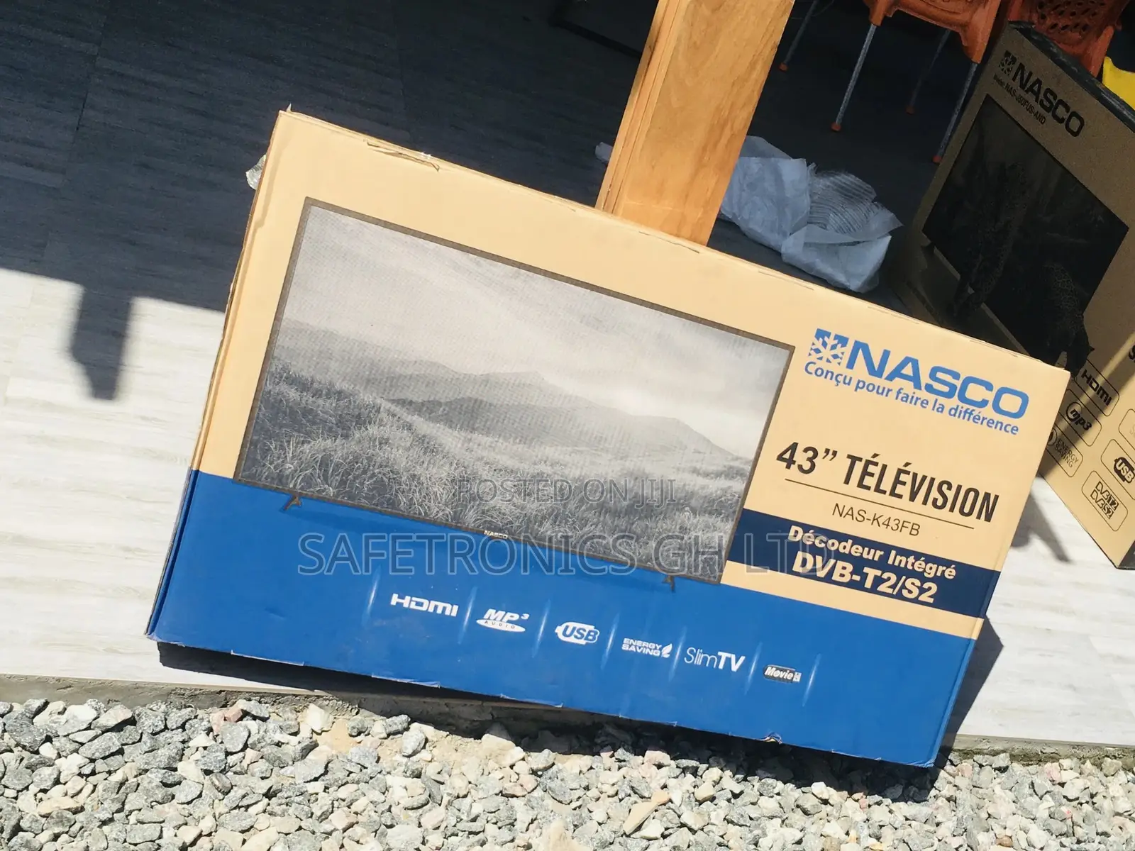 New 43 Inches Glossy LED Nasco Original Tv