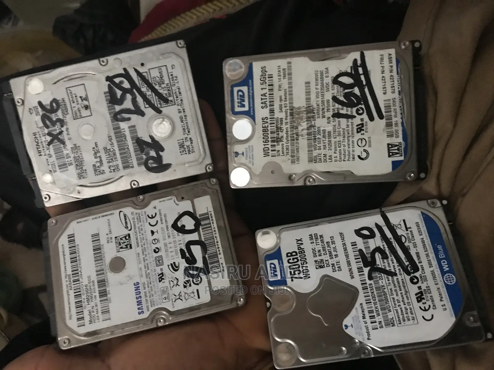 Laptop Hard Drives Available (120G -500-1T)Home Use,Call For