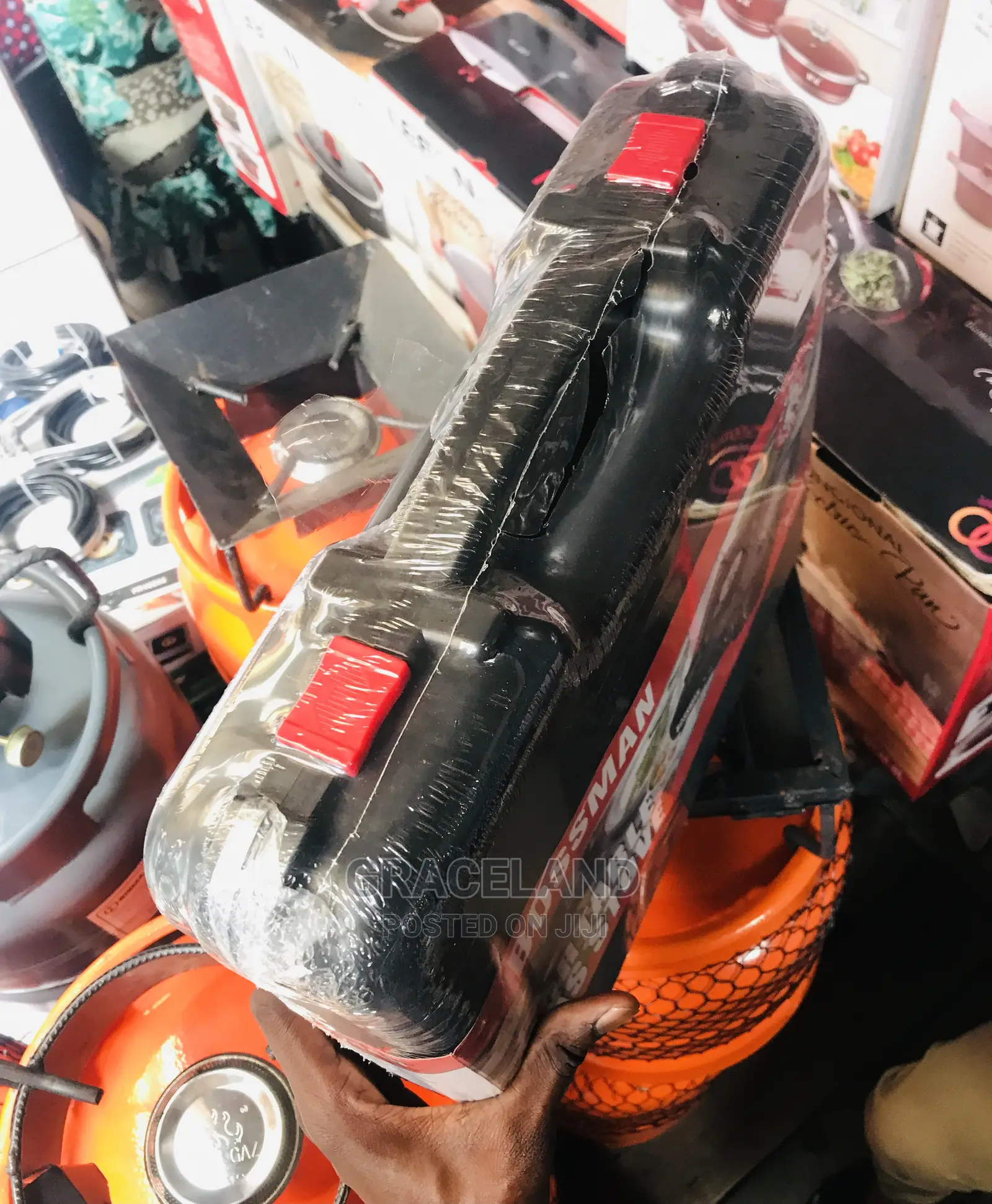 This Is Original Bossman Portable Gas Stove With 2 Cans Avai