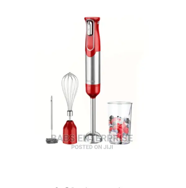 Decakila Kmjb024r Cordless Hand Blender 100w - 4 In 1 Batter