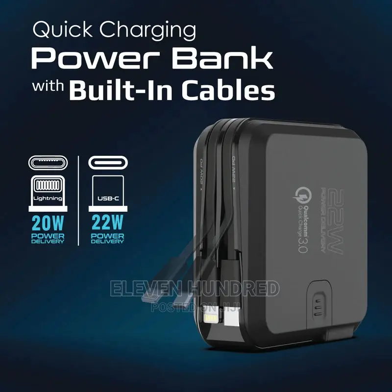 Power Bank With Ac Charger