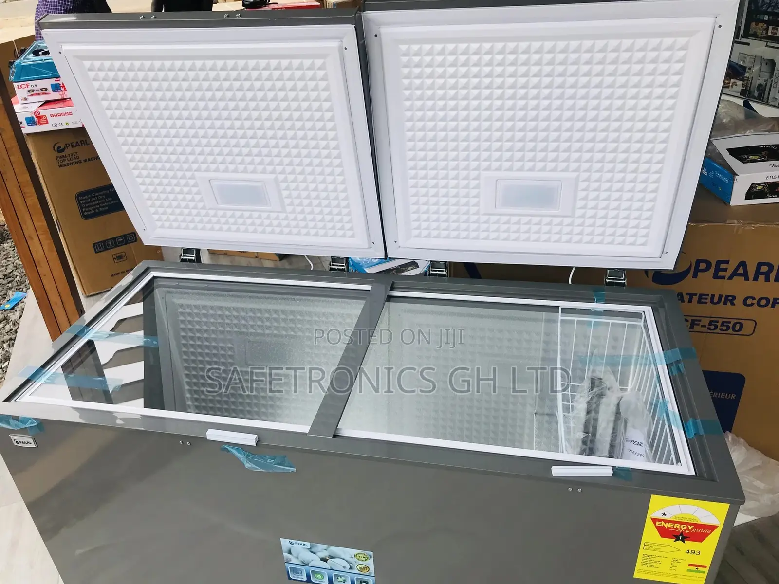 400l Pearl PCF-550 Chestfreezer Doubledoor