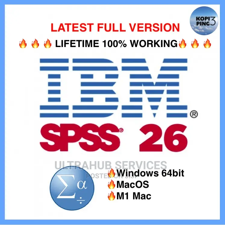 IBM SPSS Statistics 26 for Windows Mac