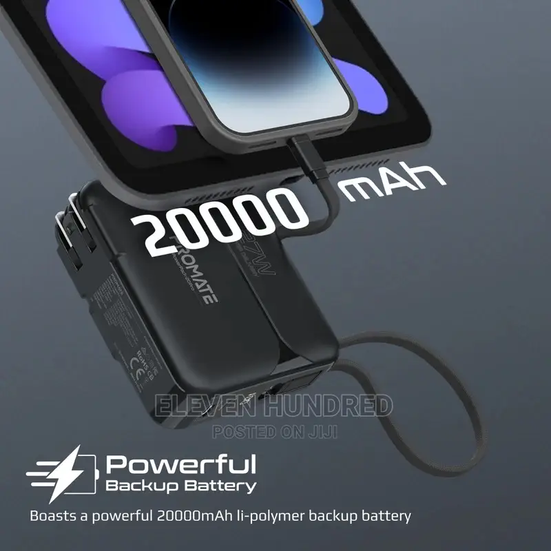Power Bank ( Versatile 20000mah )With Ac