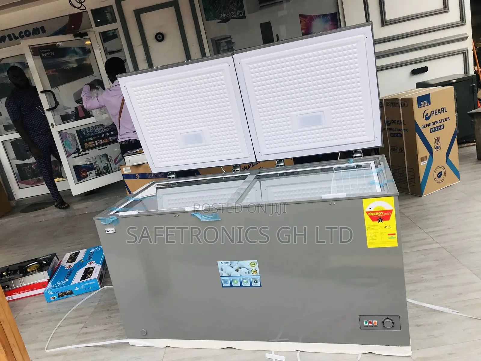 Original 400L Pearl Chestfreezer Pcf550 Doubledoor