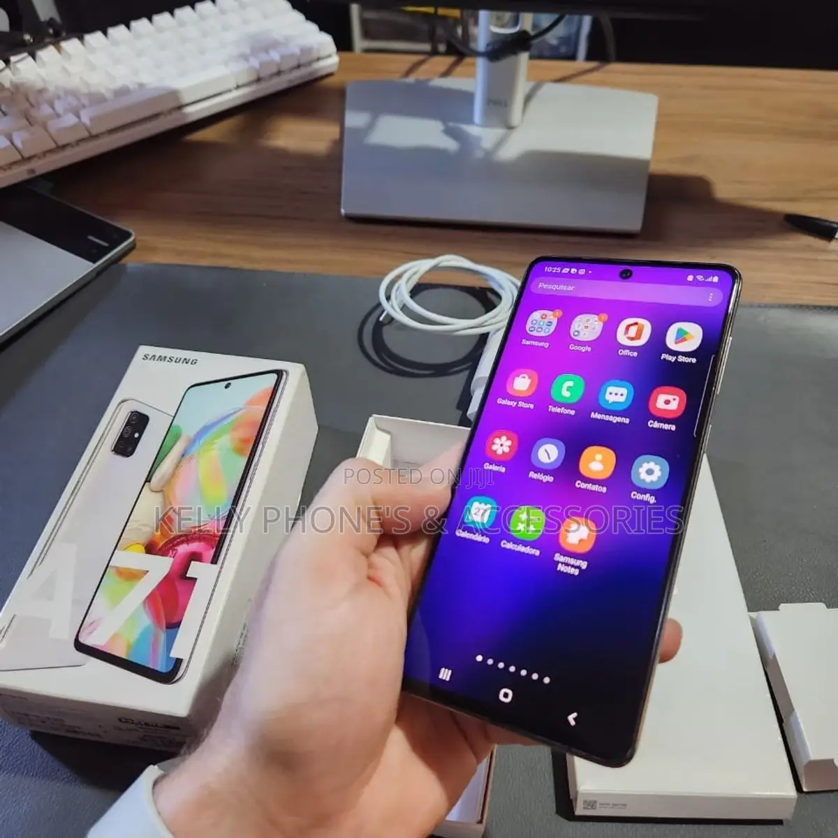 New Samsung Galaxy A71 5G UW 128 GB Black