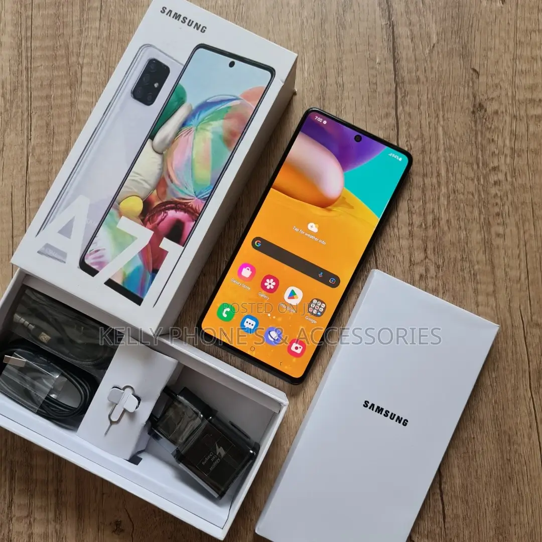 New Samsung Galaxy A71 5G UW 128 GB Black