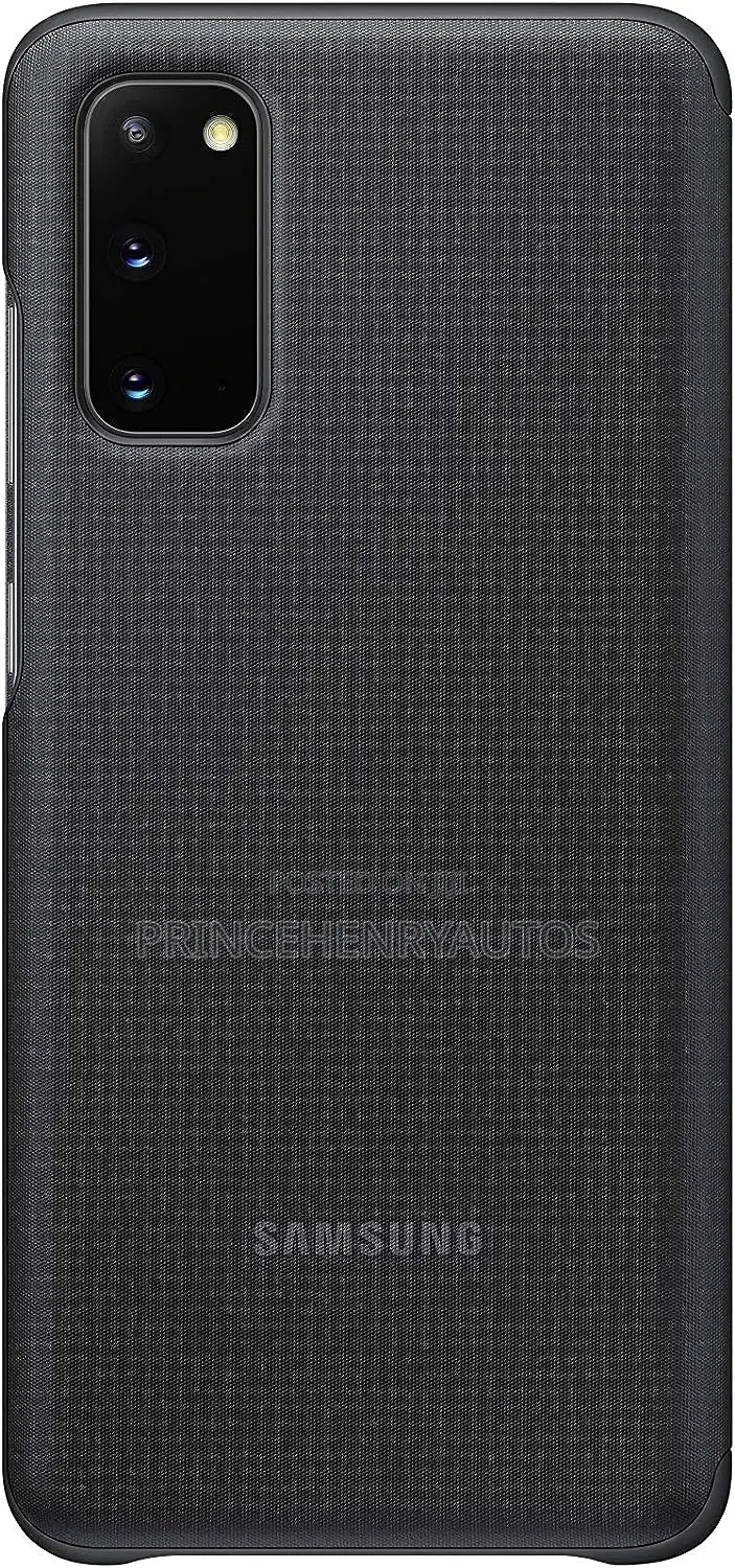 SAMSUNG Galaxy S20 Case, S-View Flip Cover (EF-ZG980CBEGUS)